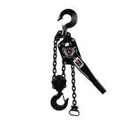 Argano manuale a cricchetto da 1,6 tonnellate e paranco a leva con blocco a catena da 1,5 m, strumento di sollevamento, capacità 0,8-3,2 tonnellate, nero h per una gestione efficiente del carico