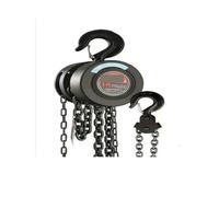 Argano manuale a cricchetto da 5 tonnellate, paranco a catena da 1,5-9 m, blocco a C per sollevamento pesante per barche e camion, verricello portatile per una facile movimentazione del carico (nero)