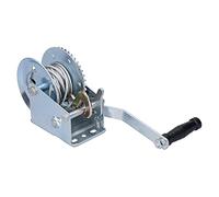 Argano manuale a manovella per rimorchio 1000LBS Argano a fune in acciaio zincato resistente con maniglia a cricchetto liscia per il recupero e il traino di ATV di barche a