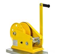 Argano manuale ad alte prestazioni - Verricello manuale compatto a 2 vie autobloccante con freno automatico per rimorchi e camion per barche Facile da usare e controllare (e affidabile 544 kg)
