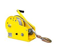 Argano manuale con fune da 1200 libbre e 5 m, bidirezionale, autobloccante, piccolo argano portatile, paranco di trazione manuale, gru Controllo di precisione