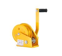 Argano Manuale Da 1200 Libbre Con Cavo In Acciaio Da 16,5 Piedi/33 Piedi/66 Piedi/99 Piedi, Argano Autobloccante Bidirezionale Marino, Argano Di Traino Per Camion Rimorchio Per Barche A(Size:99ft)