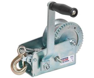 Argano Manuale Geared Sealey GWC2000M Con Cavo Capacità 900Kg