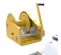 Argano Manuale per impieghi gravosi da 1800 libbre - Autobloccante a 2 Vie con Cavo in Acciaio e Gancio per Il Traino di Camion, Barche, rimorchi - Soluzione affidabile per Il verricello Man