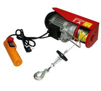 Argano paranco elettrico 230V 300/600KG 1200W con telecommando