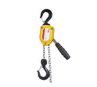 Argano per paranco, Paranco a catena a leva, 0.25T-0.75 T Mini paranco a catena a leva manuale Verricello 1.5M Sollevamento a gancio Sollevamento manuale portatile a leva per garage, fabbriche(0.5 Ton