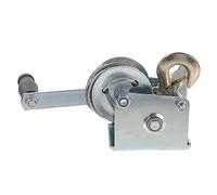 Argano per paranco, Piccolo verricello 500 libbre Mini rimorchio a mano for uso domestico 18x13 cm Cricchetto 500 libbre Barca in metallo for auto, lavori domestici, movimentazione merci per garage, f
