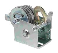 Argano per paranco, Verricello a mano di carico Verricello a mano 500 Lb Mini Marine Traino Manovella 500lb Piccolo for auto, lavori domestici, movimentazione merci per garage, fabbriche
