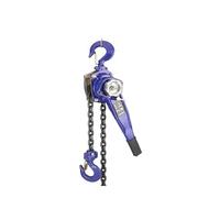Argano per rimorchio, 0.75-1.5TX1.5M Heavy Duty Lifting Lever Chain Hoist, Hand Manual Block Crane Sling Material(1.5TX1.5M)