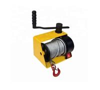 Argano per rimorchio, Argano a mano for impieghi gravosi HWV, argano a vite senza fine for il mercato europeo, paranco manuale for sollevamento verticale