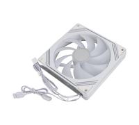 ARGB Chassis Fan 140x140x25mm, 650-1850RPM, Quiet White Cooling Fan