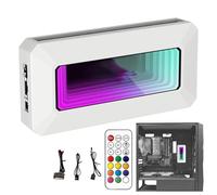 ARGB Controller Hub, 8-Port Fan Splitter, PWM Smart Temperature Control, Prism Algorithm, 4,49 x 2,17 x 0,79 Inches High-Performance PC Accessory, Ideal for Setups