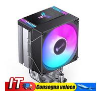 ARGB CPU Cooler Fan 4 Heat Pipe for INTEL LGA 1700 1200115X AM4 (Black 4 Pin) IT