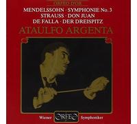 Argenta/Wsy Symphony No. 3/don Juan/der Dreispitz (Argenta, Vso) (CD) Album