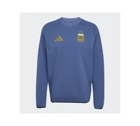 Argentina Afa Adidas Felpa girocollo sweat Tiro Travel Crew Blu Cotone
