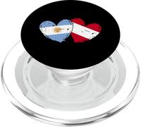 Argentina Austria Cuore Bandiera Argentina Austria Patrimonio Austriaco PopSockets PopGrip per MagSafe