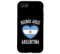 Argentina Flag Heart Buenos Aires City Custodia per iPhone SE (2020) / 7 / 8