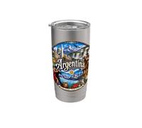 Argentina, SA Sud America Bicchiere termico in acciaio inox doppia parete