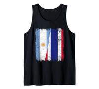 Argentina Thailandia Mezza Bandiera Radici tailandesi Argentine Canotta