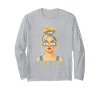 Argentinian Girl Argentina Flag Argentinian Girlfriend Wife Maglia a Manica