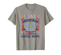 Argentinian Pride Hispanic Heritage Month Argentina Flag Maglietta
