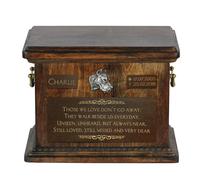 Argentino Alano Grande Urna Con Il Immagine Eines Cane Art-Dog