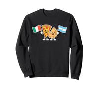 Argentino Italiano Empanada Pizza Divertente Argentina Italia Felpa