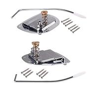 Argento 1 Set Elettrico Guitar Tremolo System System Bridge Tarchiglio Per Le Parti Di Ricambio Per Chitarra Sostituzione delle parti ponte