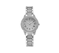 (Argento) 2021 Set da 2 pezzi da uomo Orologi di lusso alla moda in rodio Uomo Donna Business Semplice