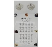 ARGENTO 925 MEDAGLIETTA CANE CUORE INCISIONE PERSONALIZZATA NOME TARGHETTA DOG
