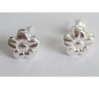ARGENTO 925 ORECCHINI FIORE DONNA RAGAZZA BAMBINA 100% ITALIANI SILVER EARRINGS