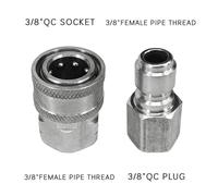 Argento Adattatore Set Idropulitrice Connettore Ugello 5000 Psi Spruzzatore