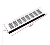 Argento Alluminio Aeratore Griglia Cover Aereazione Ventilatio Muro Au