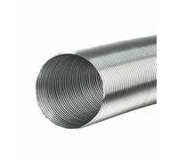 Argento Alluminio Tubo Flessibile 80mm/2.5m Lega Aria Condotto Calore