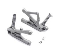 Argento Anteriore Autista Piede Pioli Riposo Supporto Per Yamaha YZF R1 R1S R1M