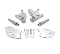 Argento Anteriore Autista Poggiapiedi Pedali Supporto Per 2011-2020 Kawasaki