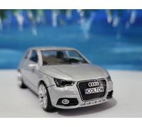 Argento Audi A1 1:43 Auto Giocattolo - su Misura Piastre - Regalo per Ragazzo