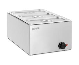 Argento Bagnomaria professionale - 640 W - 3 x GN 1/3 - Royal Catering