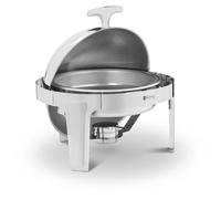 Argento Chafing dish - forma sferica - 6 L - 1 contenitore per combustibile | Royal Catering