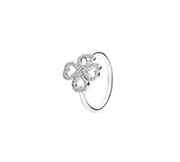 Argento Chiaro Zircone Scintillante CZ Anelli Per Le Donne Gioielli