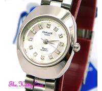 Argento Classico Seiko Mvmt OMAX WP3900 Cristallo Abito Orologio, 4anni garanzia