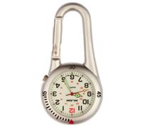 Argento Clip Moschettone Orologio da Tasca Bianco Viso per Dottori Infermiere