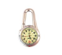 Argento Clip Moschettone Orologio da Tasca Luminoso Viso per Dottori Infermiere