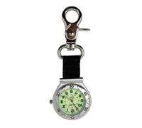 Argento Clip-On Moschettone Catena Orologio per Dottori Infermiere Cuochi SPORTS