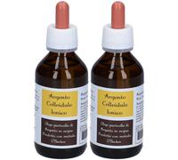 Argento Colloidale Ionico 40 ppm 2x100 ml Gocce