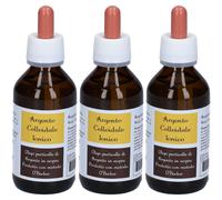 Argento Colloidale Ionico 40 ppm 3x100 ml Gocce