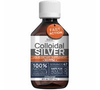 Argento Colloidale Puro 40 PPM 250 ml Più potente di 20 PPM 100% Naturale Per l
