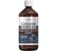 Argento Colloidale Puro 50 PPM 1000 ML | Per la famiglia & gli Animali (Cani, Gatti) | 100% Naturale : Certificato Cosmos Natural | Carbon Neutral