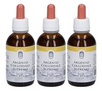 ARGENTO COLLOIDALE SUPREMO 10 PPM 3x50 ml Soluzione