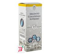ARGENTO COLLOIDALE SUPREMO 10PPM CERTIFICATO CON CONTAGOCCE 50 ML